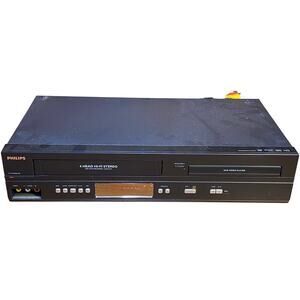 Philips DVP3345VB/F7 DVD/VCR Combo Player 4-Head Hi-Fi No Remote TESTED WORKING